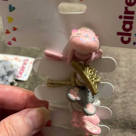 NWT Claire’s Club Kids Hair Clips and Pony Tail Holders - Picture 4 of 5